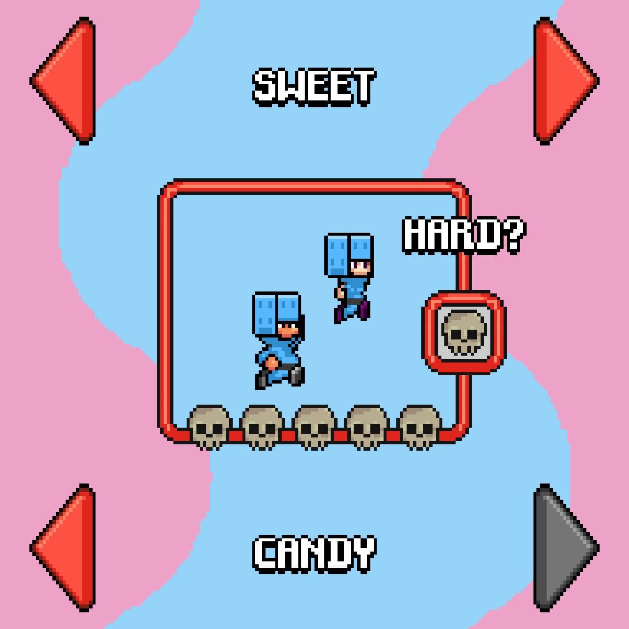 Character selection screen showing the Candy skin
